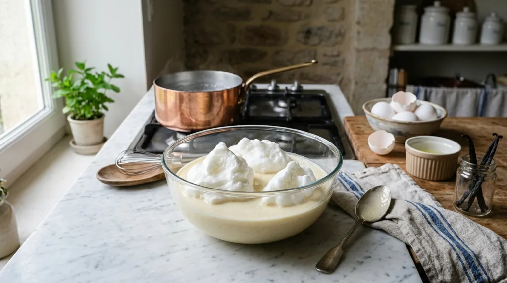 découvrez si vous pouvez préparer les œufs à la neige la veille sans compromettre leur texture légère et aérienne, et nos astuces pour réussir votre dessert à l'avance.