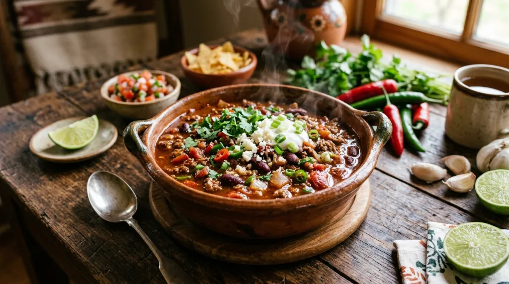 découvrez notre recette traditionnelle mexicaine de chili con carne, un plat épicé et savoureux parfait pour réchauffer vos repas et éveiller vos papilles.