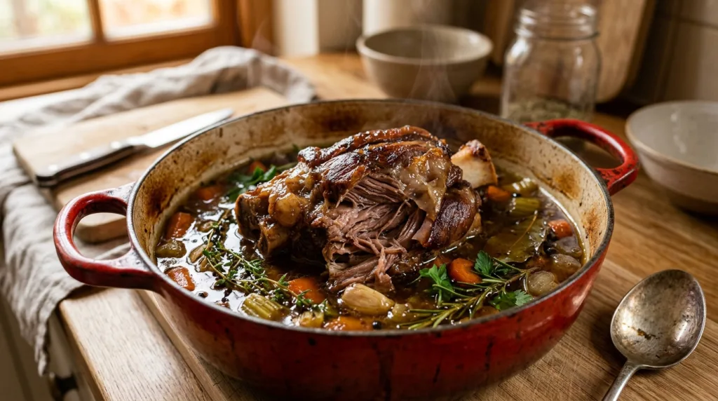 découvrez notre recette facile de jarret de porc en cocotte minute pour une viande tendre et fondante, parfaite pour un repas savoureux et rapide à préparer.