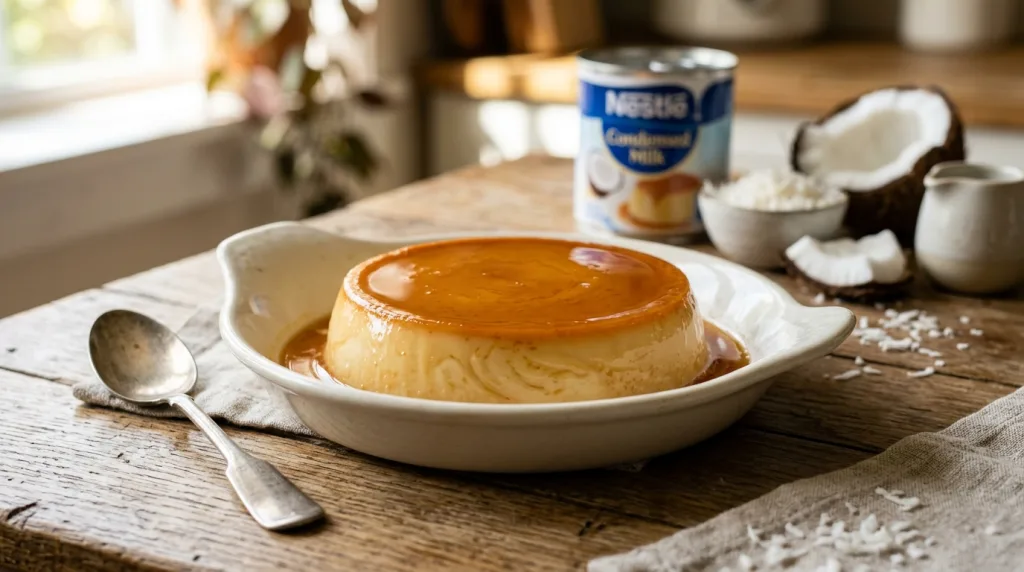 découvrez notre recette facile de flan coco au lait concentré nestlé, un dessert crémeux et savoureux parfait pour toutes les occasions.