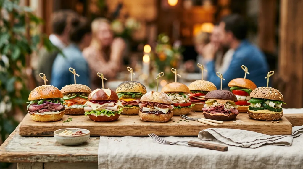 découvrez 10 recettes savoureuses de mini burgers apéro froid, parfaits pour vos soirées entre amis ou en famille. faciles à préparer et délicieuses, elles séduiront tous vos invités.