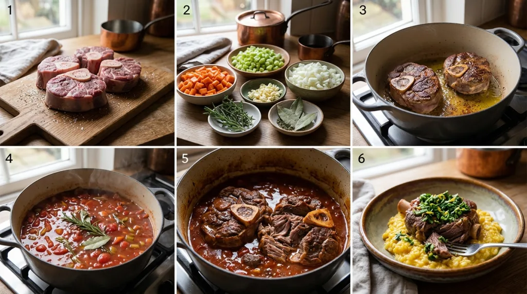 découvrez notre recette traditionnelle d'osso bucco de veau avec les étapes essentielles pour réussir ce plat savoureux et tendre. suivez nos conseils pour un résultat parfait.