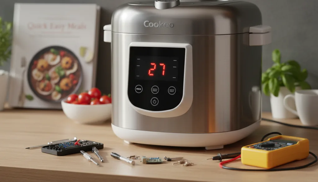 découvrez comment diagnostiquer et résoudre le code 27 sur votre cookeo. guide complet pour réparer facilement votre multicuiseur en panne et retrouver une cuisson sans souci.