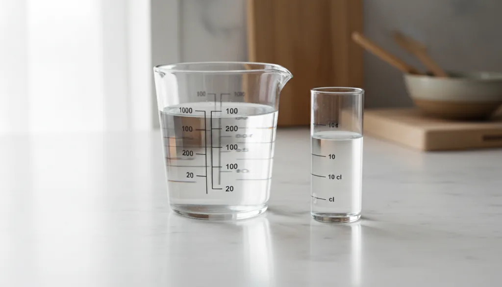 découvrez comment convertir facilement 100 ml en cl grâce à notre méthode simple et rapide, idéale pour vos besoins quotidiens en cuisine ou en laboratoire.